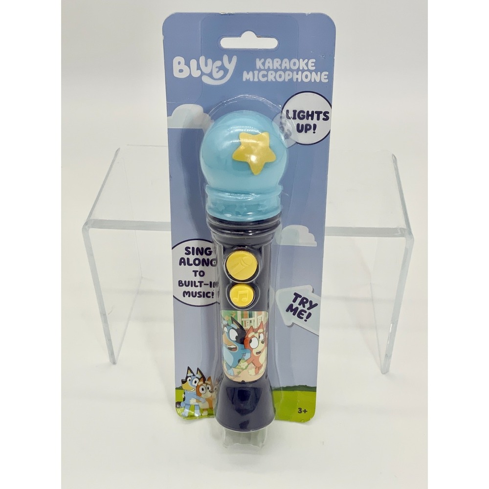Bluey Karaoke Microphone Ligth Up Gift Idea For Kids 3+ Year Birthday Gift Idea - Picture 6 of 7